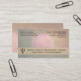 Psychologin Counselor Business Visitenkarte