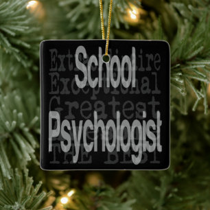 Psychologin der Schule Keramikornament