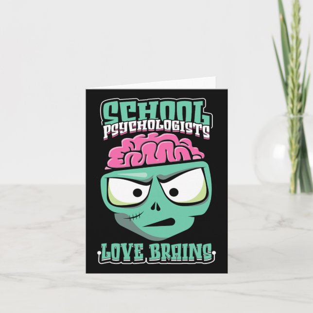 Psychologin der Schule zurück zum Psychologen Karte (Vorderseite)