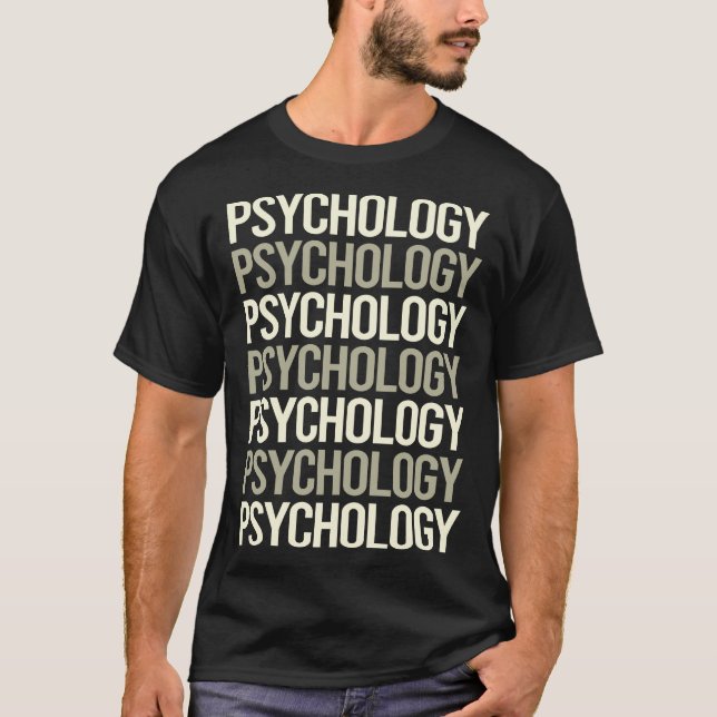 Psychologin für White Text T-Shirt (Vorderseite)