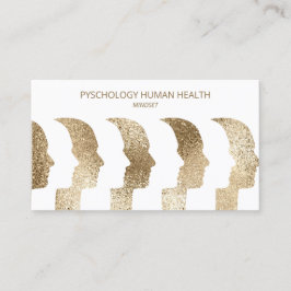 Psychologin Human Faces Mind Gesichter Visitenkarte