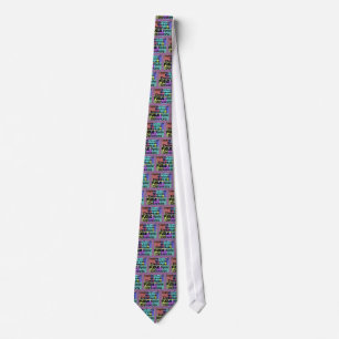 Psychologin Mens Necktie "Terminology" Design Krawatte