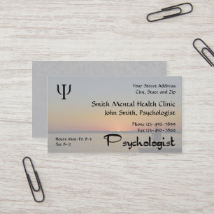 Psychologin Mental Health Business Card Visitenkarte
