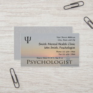 Psychologin Mental Health Business Card Visitenkarte