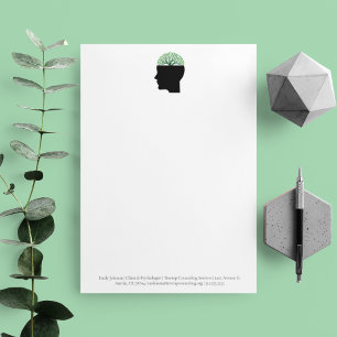 Psychologin Office Tree Modern Custom Counselor Briefbogen