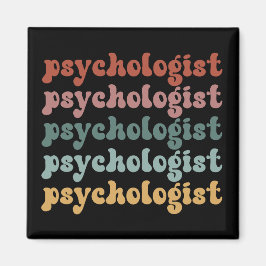Psychologin Retro Psychology Student Abschluss Magnet