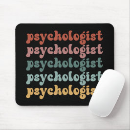 Psychologin Retro Psychology Student Abschluss Mousepad