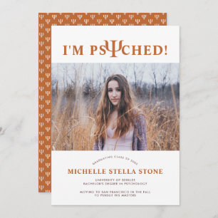 Psychologische Abschluss Einladung