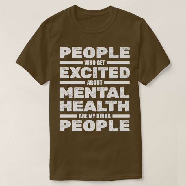 Psychologische Psyche Psychische Psychische Gesund T-Shirt (Design vorne)