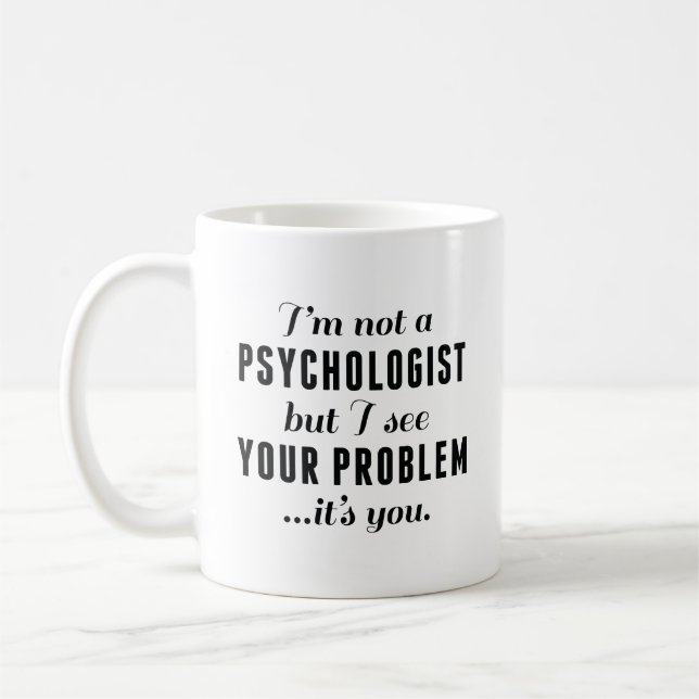 Psychologisches Problem Kaffeetasse (Links)