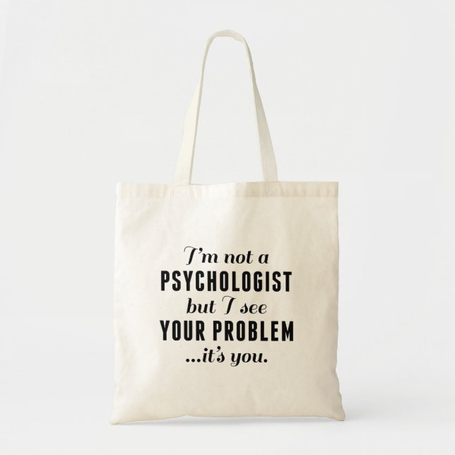 Psychologisches Problem Tragetasche (Vorne)