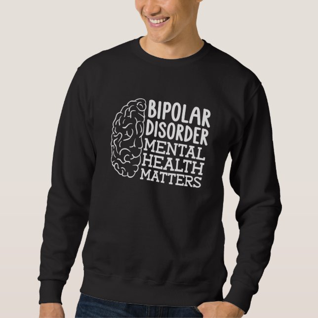 Psychologist Bipolar - Psychology Mental Health Aw Sweatshirt (Vorderseite)