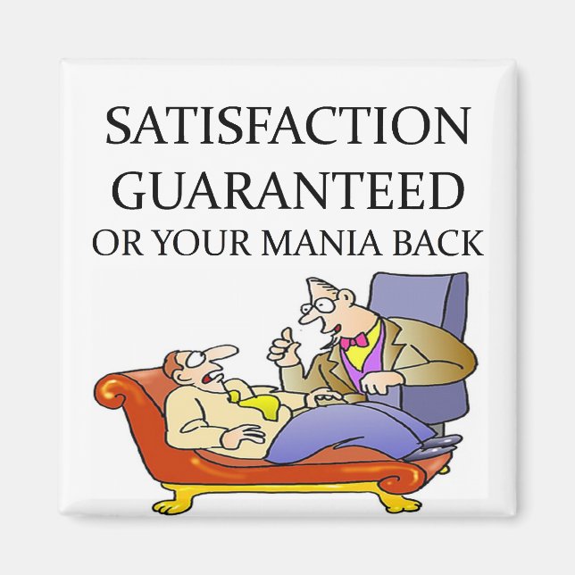 PSYCHOLOGY Witz Magnet (Vorne)