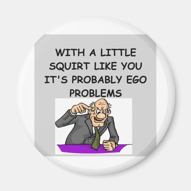 PSYCHology Witz Magnet (Vorne)