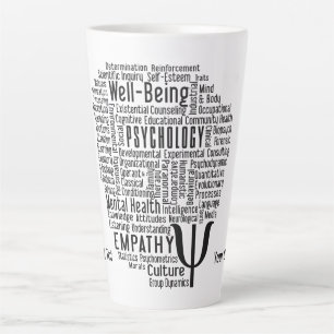 PSYCHOLOGY Word-Textanzeige Milchtasse