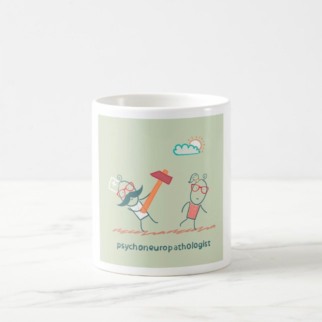 Psychoneuropathologin Doktor und Patient Kaffeetasse (Von Creator hochgeladen)