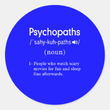 Psychopathen-Definition blau