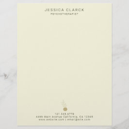 Psychotherapeuten und Berater für psychische Gesun Briefbogen