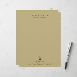 Psychotherapeuten und Berater für psychische Gesun Briefbogen