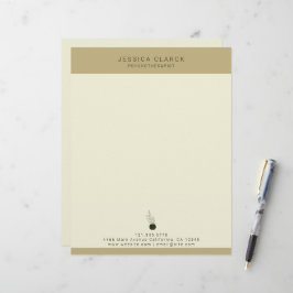 Psychotherapeuten und Berater für psychische Gesun Briefbogen