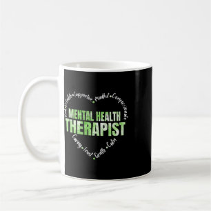 Psychotherapeutin Herz Wort Kaffeetasse