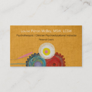 Psychotherapeutin Klinische Psychopädagoge Visitenkarte