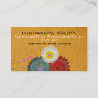 Psychotherapeutin Klinische Psychopädagoge Visitenkarte