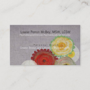 Psychotherapeutin Klinische Psychopädagoge Visitenkarte