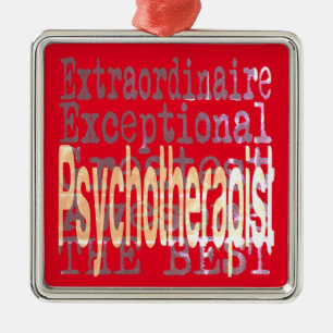 Psychotherapeutin Ornament Aus Metall
