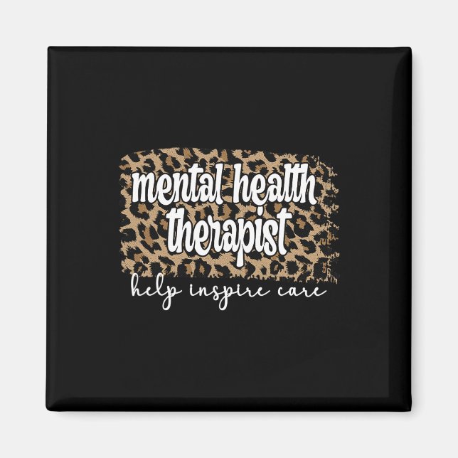 Psychotherapeutin Psychische Gesundheitstherapie Magnet (Vorne)