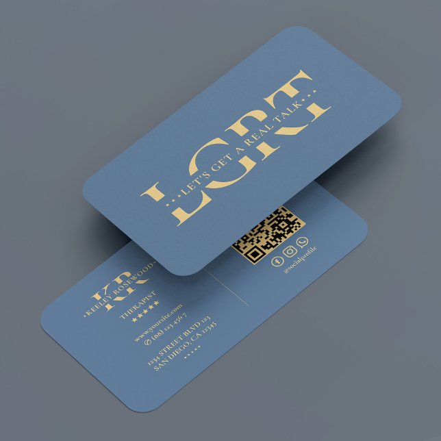 Psychotherapeutin Psychotherapeutin Psychotherapeu Visitenkarte (Psychotherapist Mental Health Therapist Blue Mode Business Card
)