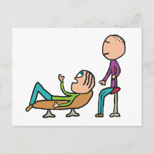 Psychotherapie Beratung und Therapie Postkarte