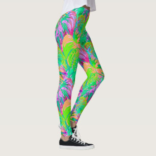 Psychotischer psychedelischer Alien-Dschungel Leggings