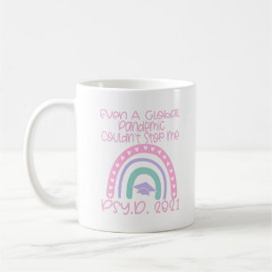 PsyD Abschluss Gift Psychologe 2021 Kaffeetasse