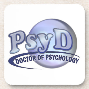 PsyD Doktor von Psychologie LOGO Getränkeuntersetzer