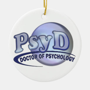 PsyD Doktor von Psychologie LOGO Keramik Ornament