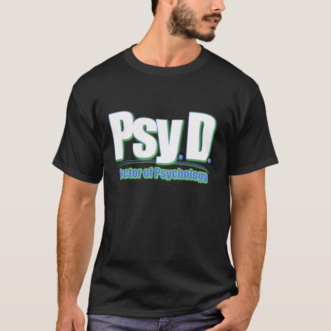 PsyD LOGO2 DOKTOR OF PSYCHOLOGY T-Shirt (Vorderseite)