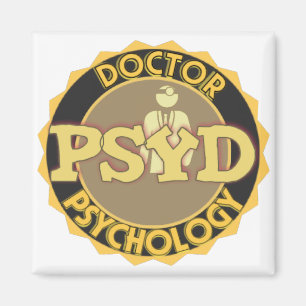 PsyD LOGO - ARZT DER PSYCHOLOGIE Magnet