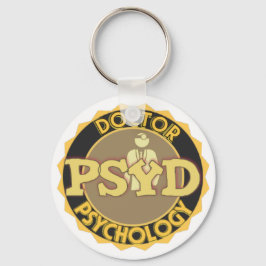PsyD LOGO - ARZT DER PSYCHOLOGIE Schlüsselanhänger
