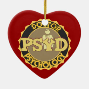 PsyD LOGO-DOKTOR OF PSYCHOLOGY PSYCHOLOGIST Keramikornament