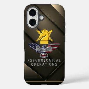 PSYOPS Psychologische Operationen iPhone 16 Hülle