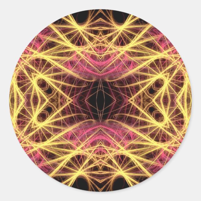 Psystikers Runder Aufkleber (Vorderseite)