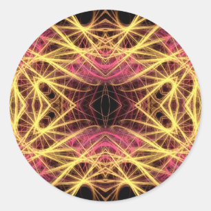 Psystikers Runder Aufkleber