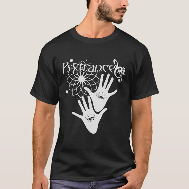 Psytrance Goa Psy Techno Rave Raver Festival Prese T-Shirt (Vorderseite)