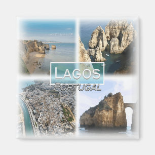 PT040 Europa, Portugal, Lagos, Kühlschrank Magnet