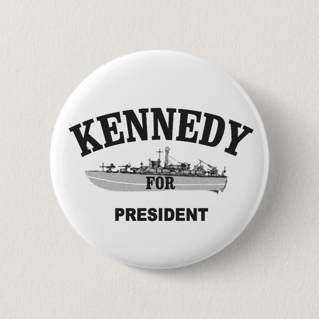 PT-109:Kennedy für den Präsidenten Button (Vorderseite)