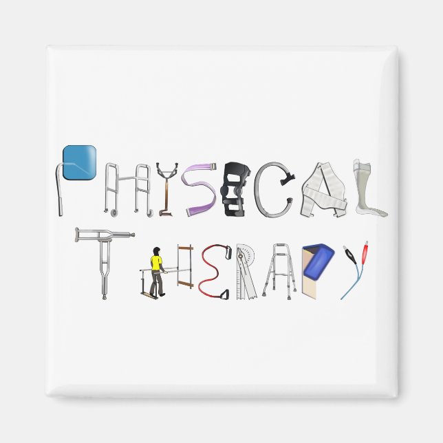 PT am Arbeitsplatz Magnet (Vorne)