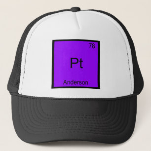 Pt. Anderson Funny Chemistry Element Symbol T-Shir Truckerkappe
