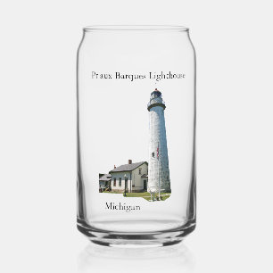 Pt Aux Barques Leuchtturm kann Glas