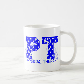 pt blaue Polka-Punkte Tasse